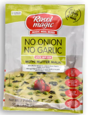 RASOI MAGIC Methi Mutter Malai No Onion No Garlic 1.76 OZ